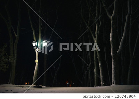 winter nightscape 126745904