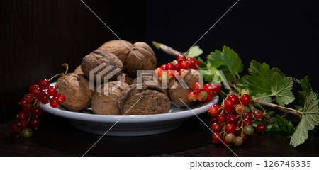 nuts and porichka still life 126746335