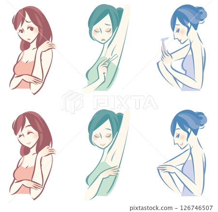 Women who care for their skin 126746507