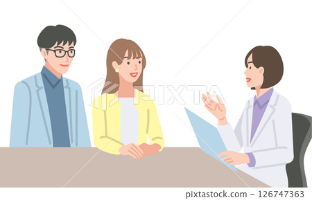 諮詢的女醫生 諮詢的女醫生 126747363