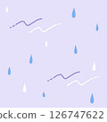 雨滴的簡單圖案背景 126747622