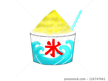 Shaved ice (lemon) Shaved ice (lemon) 126747661