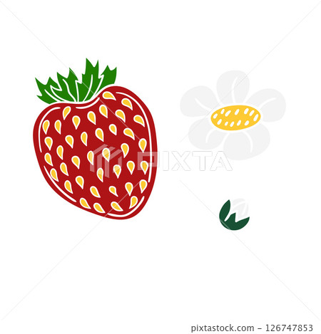 Illustration in hand draw style. Icon, sign, sticker, pin, logo 126747853