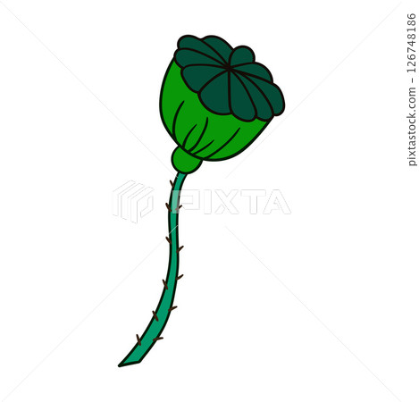 Illustration in hand draw style. Icon, sign, sticker, pin, logo 126748186