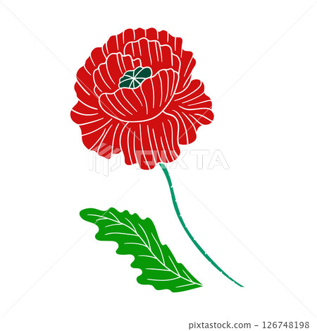 Illustration in hand draw style. Icon, sign, sticker, pin, logo 126748198