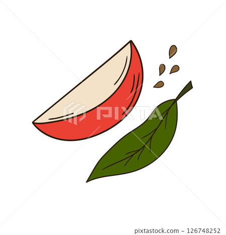 Illustration in hand draw style. Icon, sign, sticker, pin, logo 126748252