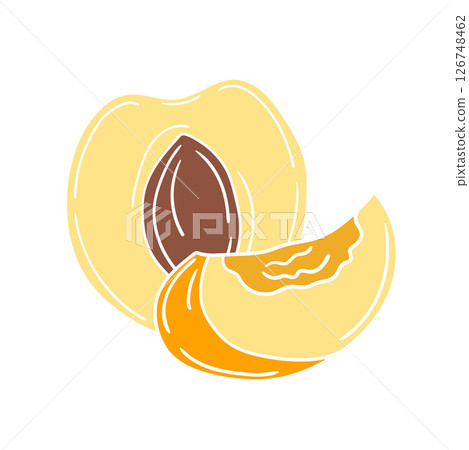 Illustration in hand draw style. Icon, sign, sticker, pin, logo 126748462