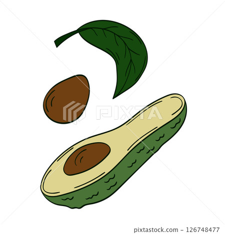 Illustration in hand draw style. Icon, sign, sticker, pin, logo 126748477