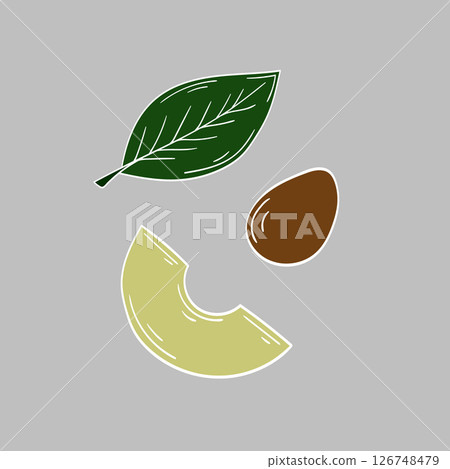 Illustration in hand draw style. Icon, sign, sticker, pin, logo Illustration in hand draw style. Icon, sign, sticker, pin, logo 126748479