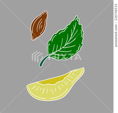 Illustration in hand draw style. Icon, sign, sticker, pin, logo Illustration in hand draw style. Icon, sign, sticker, pin, logo 126748535