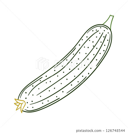 Illustration in hand draw style. Icon, sign, sticker, pin, logo 126748544