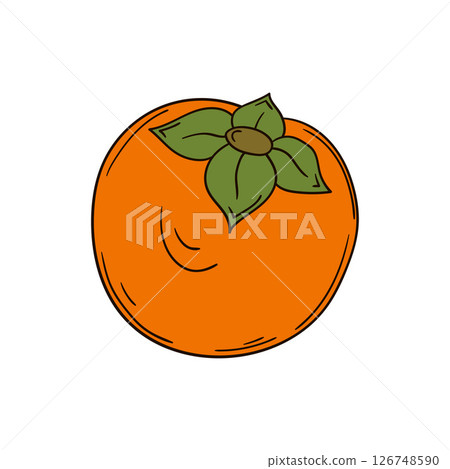 Illustration in hand draw style. Icon, sign, sticker, pin, logo 126748590