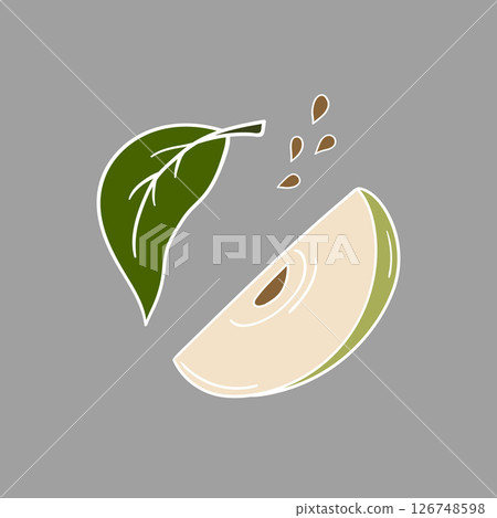 Illustration in hand draw style. Icon, sign, sticker, pin, logo 126748598
