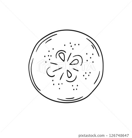 Illustration in hand draw style. Icon, sign, sticker, pin, logo Illustration in hand draw style. Icon, sign, sticker, pin, logo 126748647
