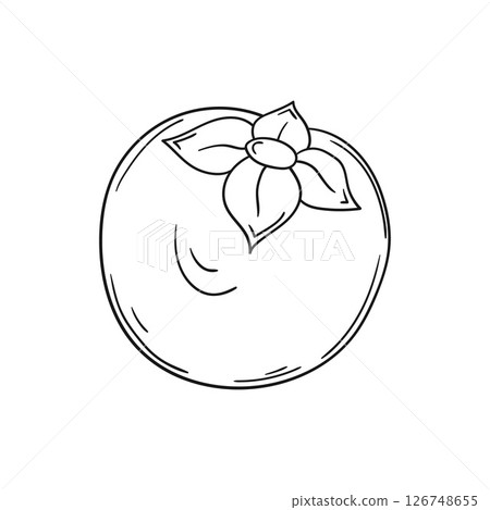 Illustration in hand draw style. Icon, sign, sticker, pin, logo 126748655