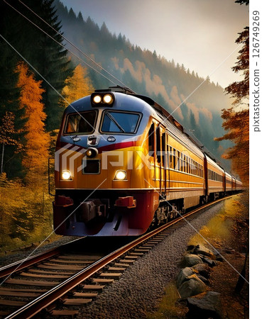 Electric train  126749269