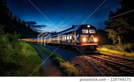 Electric train  Electric train  126749275