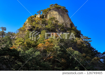 國家特別名勝：昇仙峽鶴苑楓葉 126749485