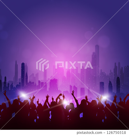 nig city night party lights 126750318