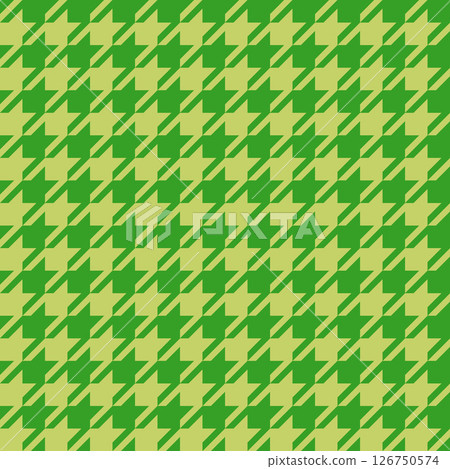 Houndstooth background material Traditional texture Swatch compatible Green Yellow-green 126750574