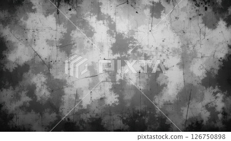 Abstract Grunge Texture with Dark Shades and Organic Patterns 126750898