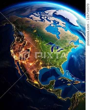 America from space 126750970