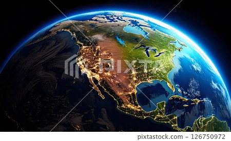 America from space 126750972