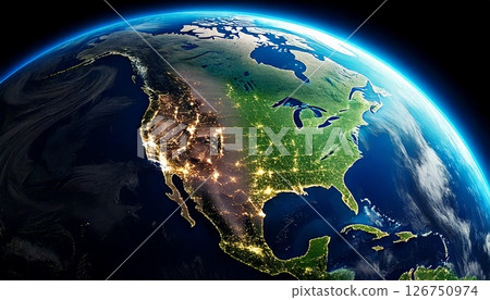 America from space 126750974