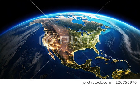 America from space 126750976