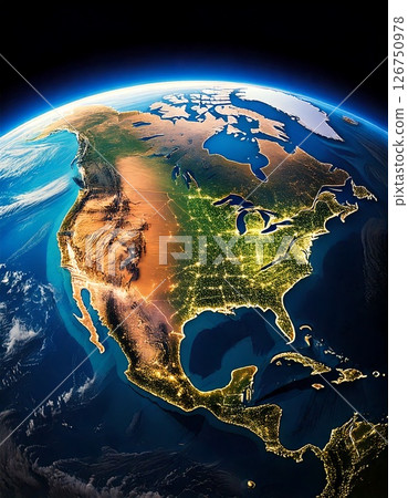America from space 126750978