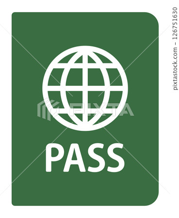 綠色護照圖示說明 綠色護照圖示說明 126751630