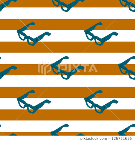 Sunglasses Seamless Summer Pattern 126751656