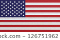 Flag of United States on abstract background 126751962