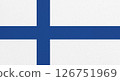 Flag of Finland on abstract background 126751969