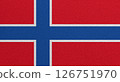 Flag of Norway on abstract background 126751970