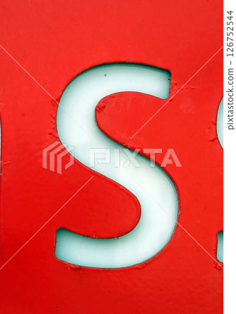 Written Wording in Distressed State Typography Found Ransom Letter S Written Wording in Distressed State Typography Found Ransom Letter S 126752544