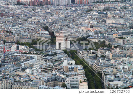 Paris, France View from the Eiffel Tower 126752703