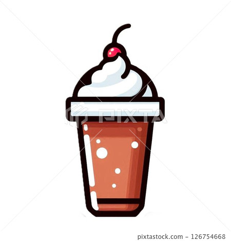 Coke float 126754668