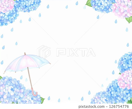 Rainy season frame material 126754776
