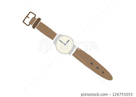A watch left lying around - Illustrations of daily life 126755055