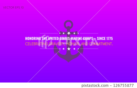 Honoring the United States Marine Corps Since 1775 Anchor Tribute 126755877