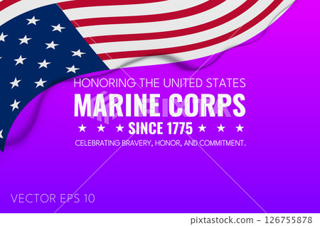 Honoring the United States Marine Corps Since 1775 Celebration Poster Honoring the United States Marine Corps Since 1775 Celebration Poster 126755878