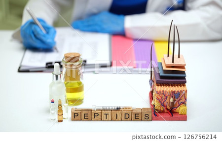 Lab setup for peptide research and analysis to advance scientific knowledge and applications Lab setup for peptide research and analysis to advance scientific knowledge and applications 126756214