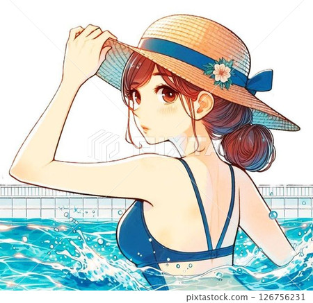 Woman enjoying vacation 126756231
