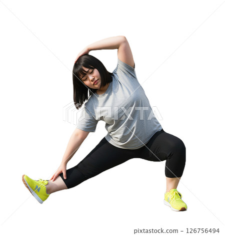 Women stretching 126756494