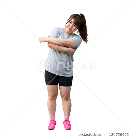 女人伸展 女人伸展 126756495