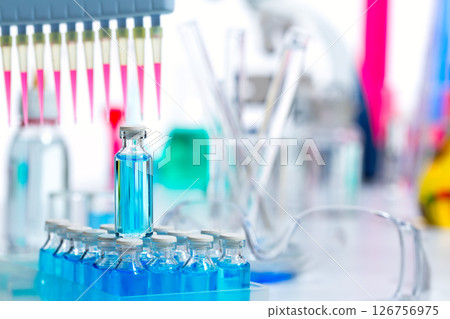 Chemical scientific laboratory multi channel pipette Chemical scientific laboratory multi channel pipette 126756975