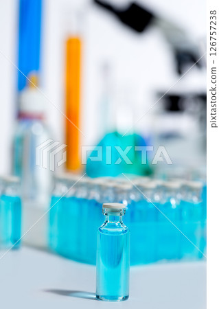 Chemical scientific laboratory stuff test tube flask 126757238