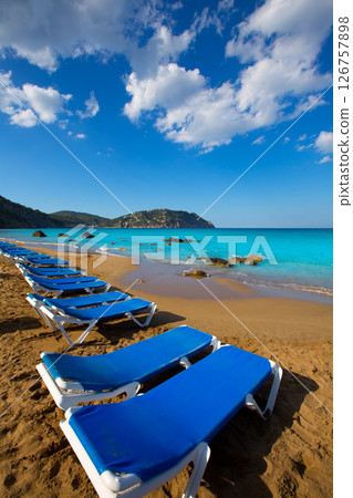 Ibiza Aigues Blanques Aguas Blancas Beach at Santa Eulalia Ibiza Aigues Blanques Aguas Blancas Beach at Santa Eulalia 126757898