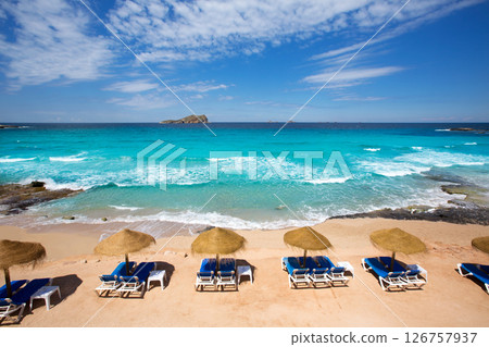 Ibiza Cala Conta Comte beach in Sant Josep Ibiza Cala Conta Comte beach in Sant Josep 126757937
